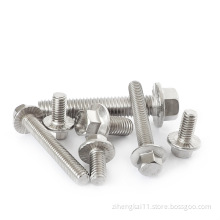 Stainless Steel Fasteners: Hexagon Head Screws, Washers, Flange Nuts and Bolts in M3-M64 Sizes with 3/8 to 20-inch Dimensions